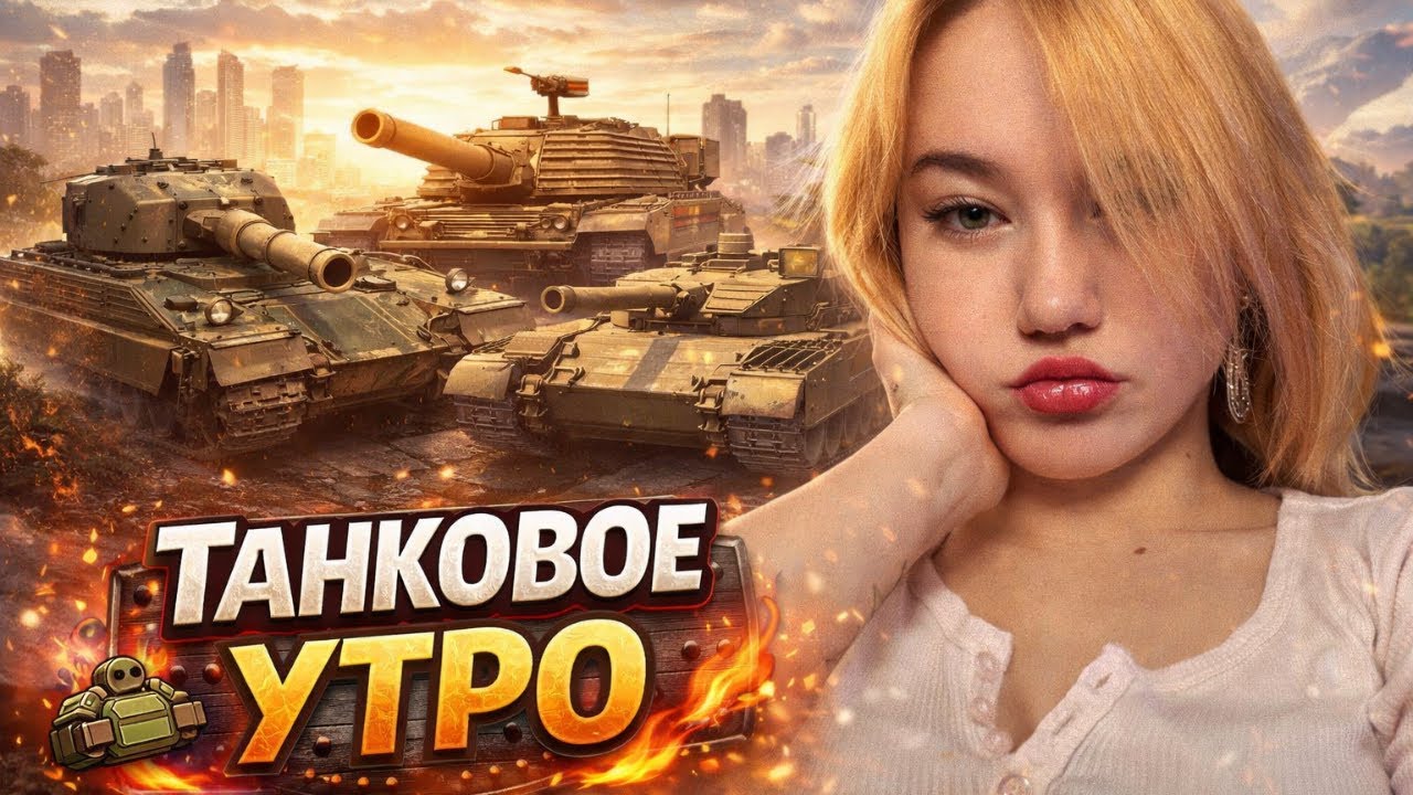 Танковое утро💥 Общаемся 😍 Меня зовут Варечка