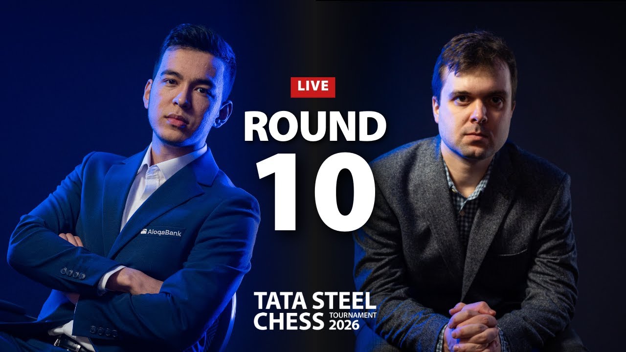 Abdusattorov - Fedoseev | Round 10 | Tata Steel Chess Tournament 2026
