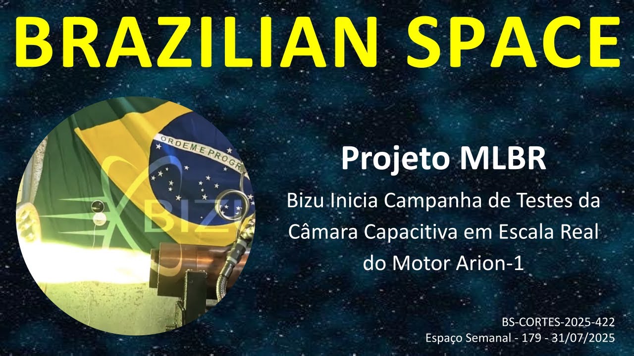 Projeto MLBR: Bizu Inicia Campanha de Testes da Câmara Capacitiva em Escala Real do Motor Arion-1