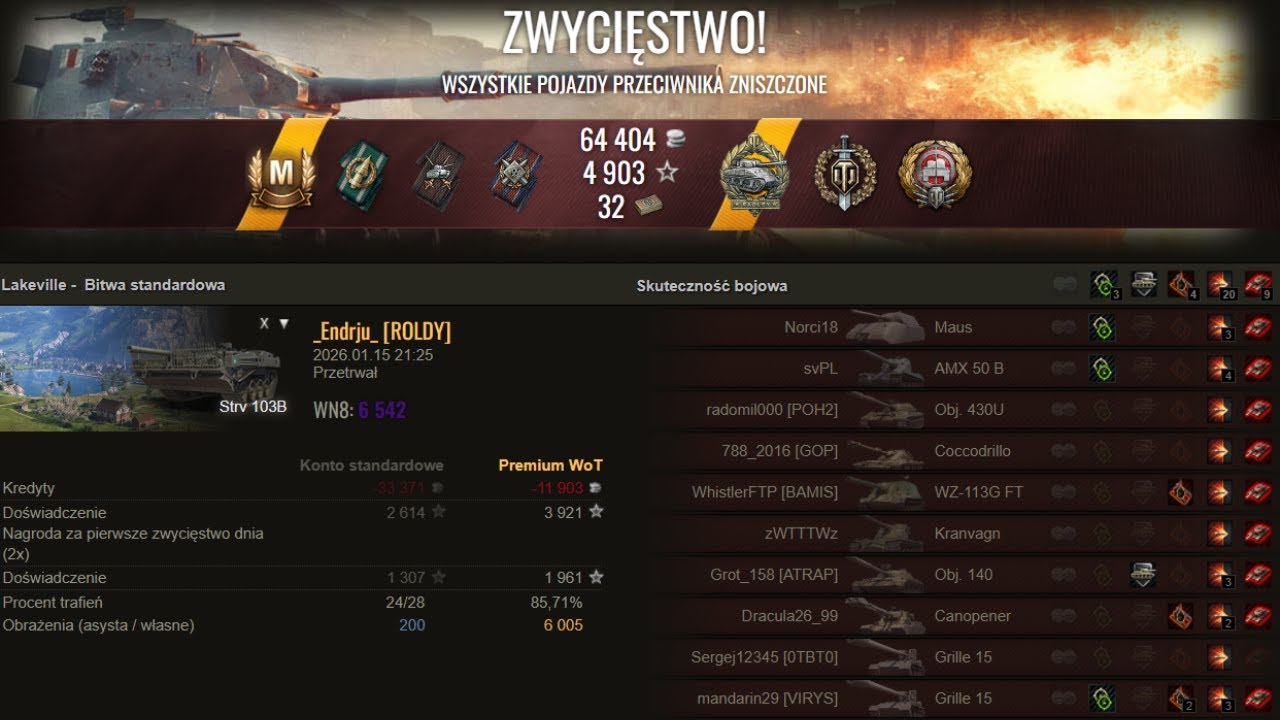 WOT_Strv_103B_lakeville- 9 frags Siata, lorneta zestaw filoleta