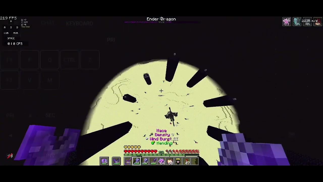 Killing an ender dragon without armor Ft.Mace