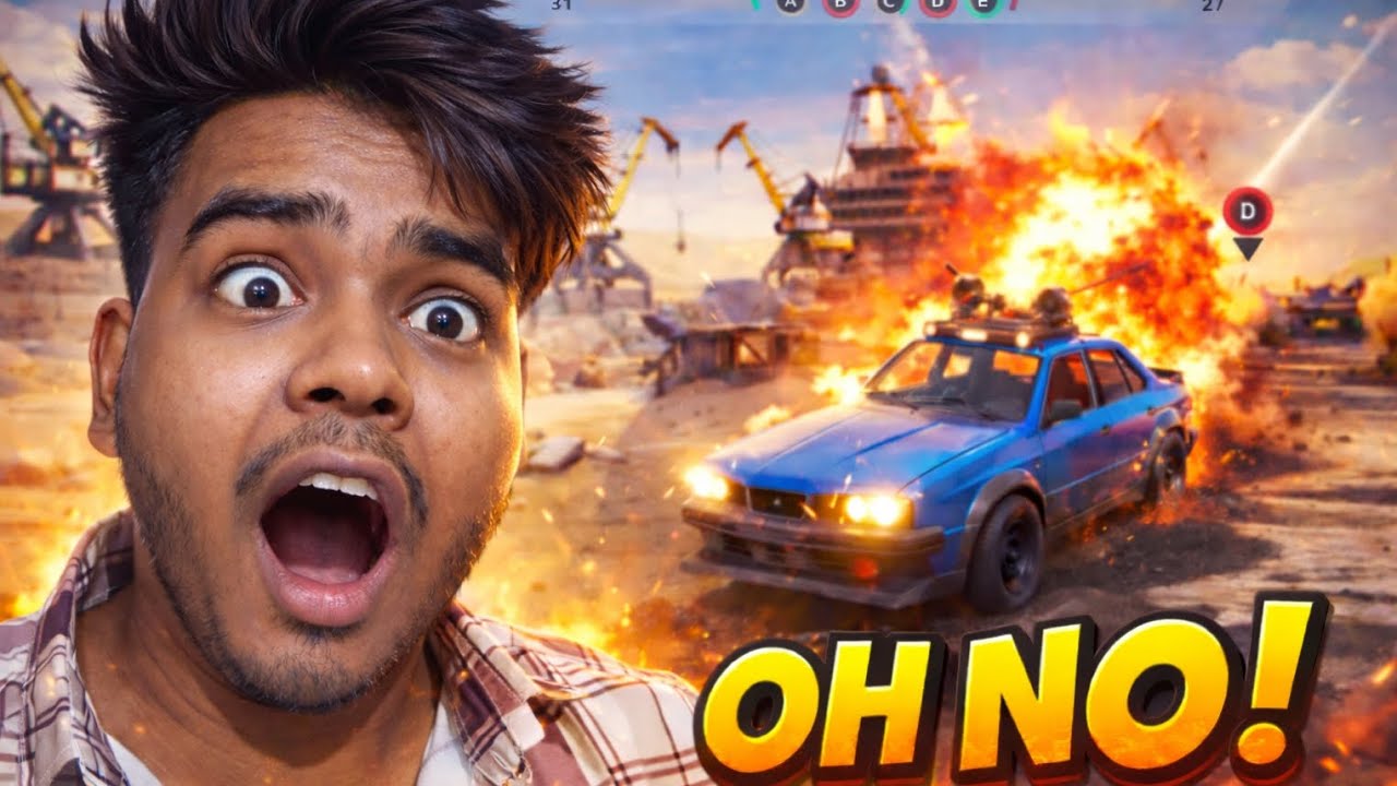 গাড়ি উড়ে গেল! এমন বিস্ফোরণ আগে দেখোনি 😱 | Crazy Car Battle Gameplay
