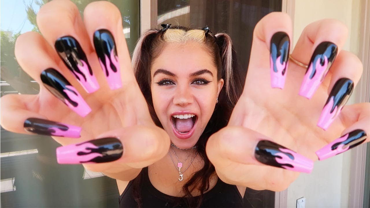 Doing my own acrylics AT HOME