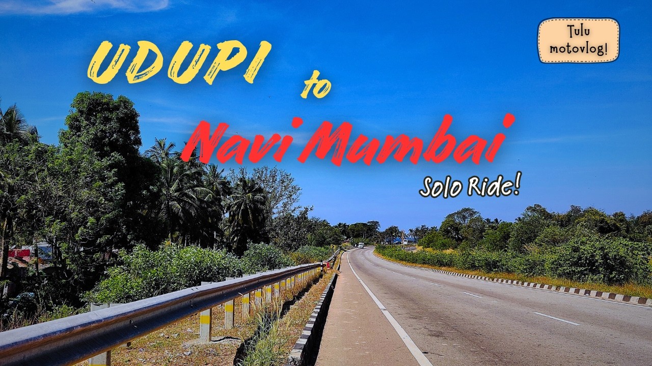 Udupi to Navi Mumbai Solo Ride 🏍️| Tulu Motovlog 🚩