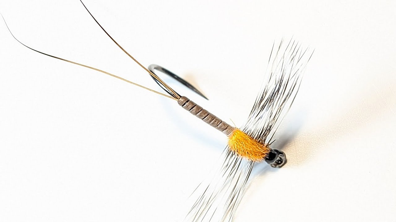 Moose Mane Mayfly Spinner Dry Fly#dryfly #flytying #flyfishing #mayfly #troutflies #shotaflies