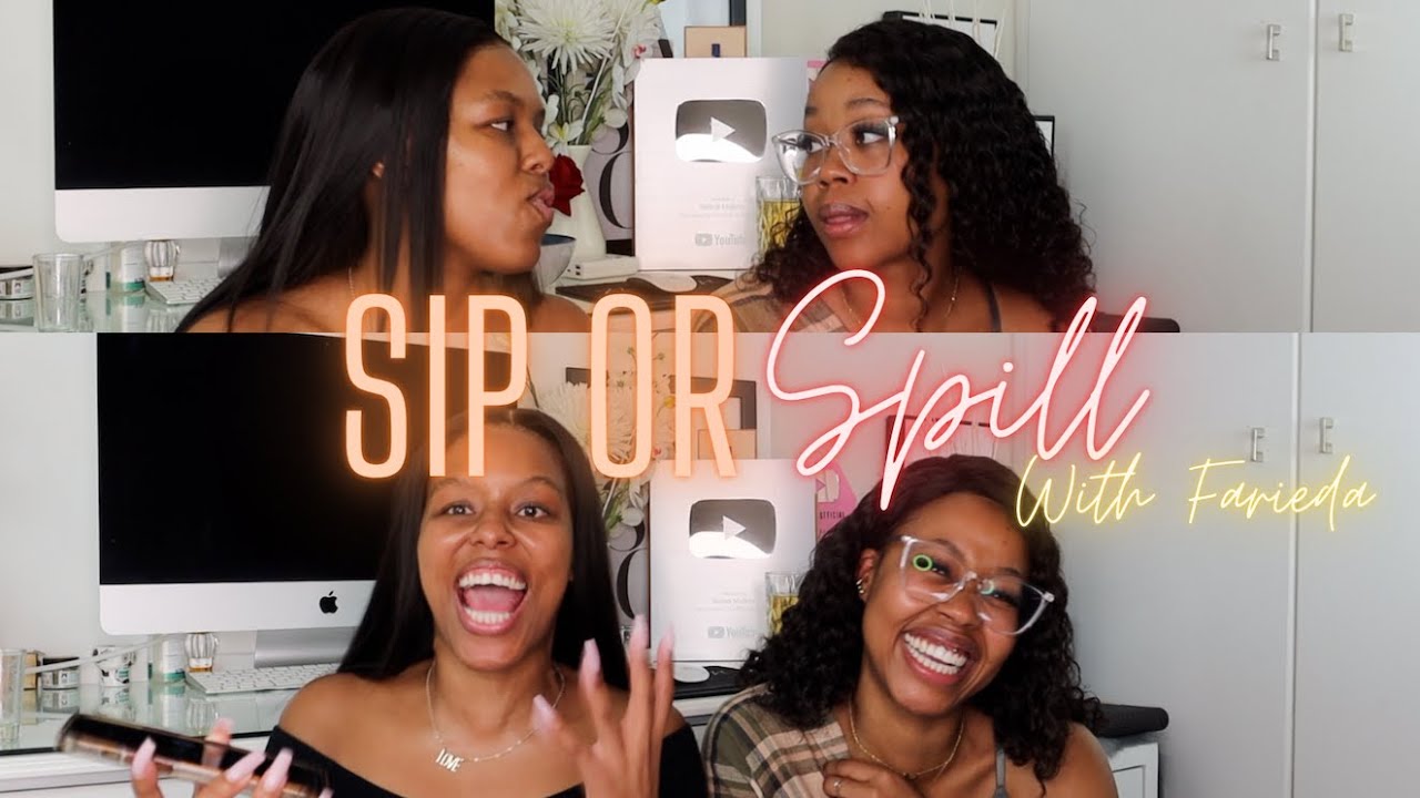 Sip or Spill episode 3 & we are back with Farieda 🔥 Spilling all the tea with your fave Tik Toker!