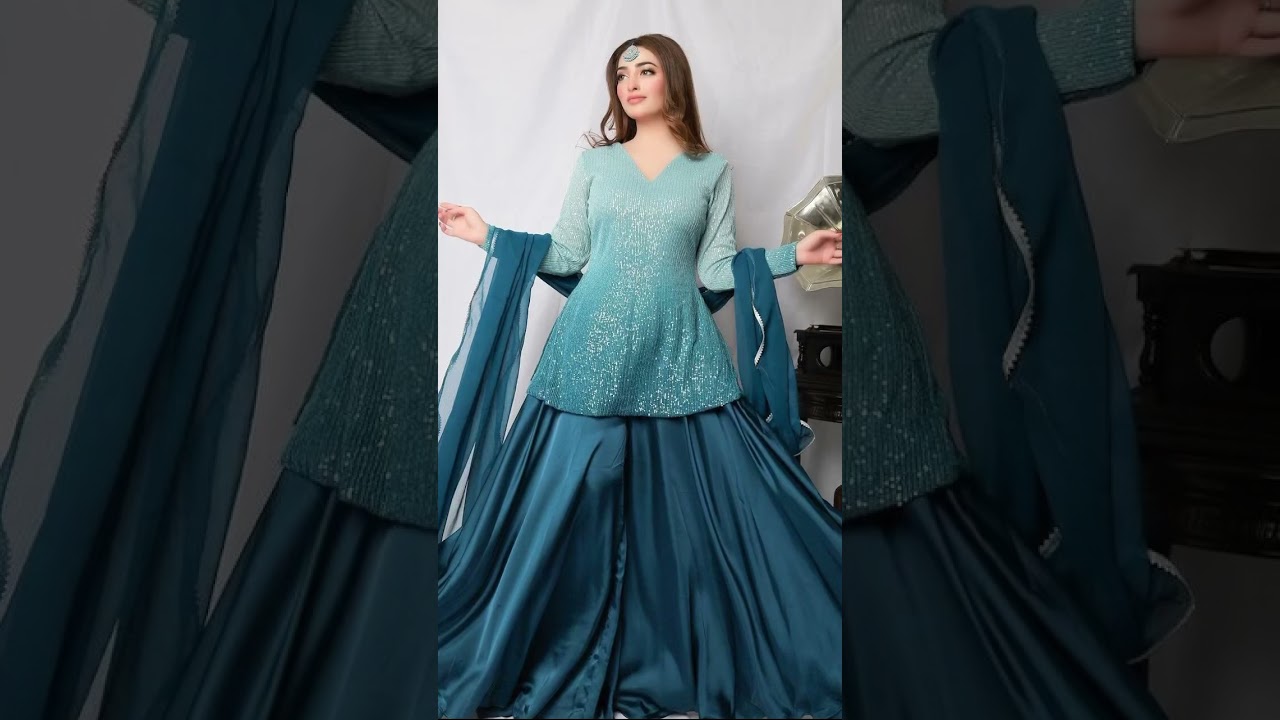 Short moonlight frock with high flare plazo #dress #fashion #dressootd #shorts #grwm #fashion