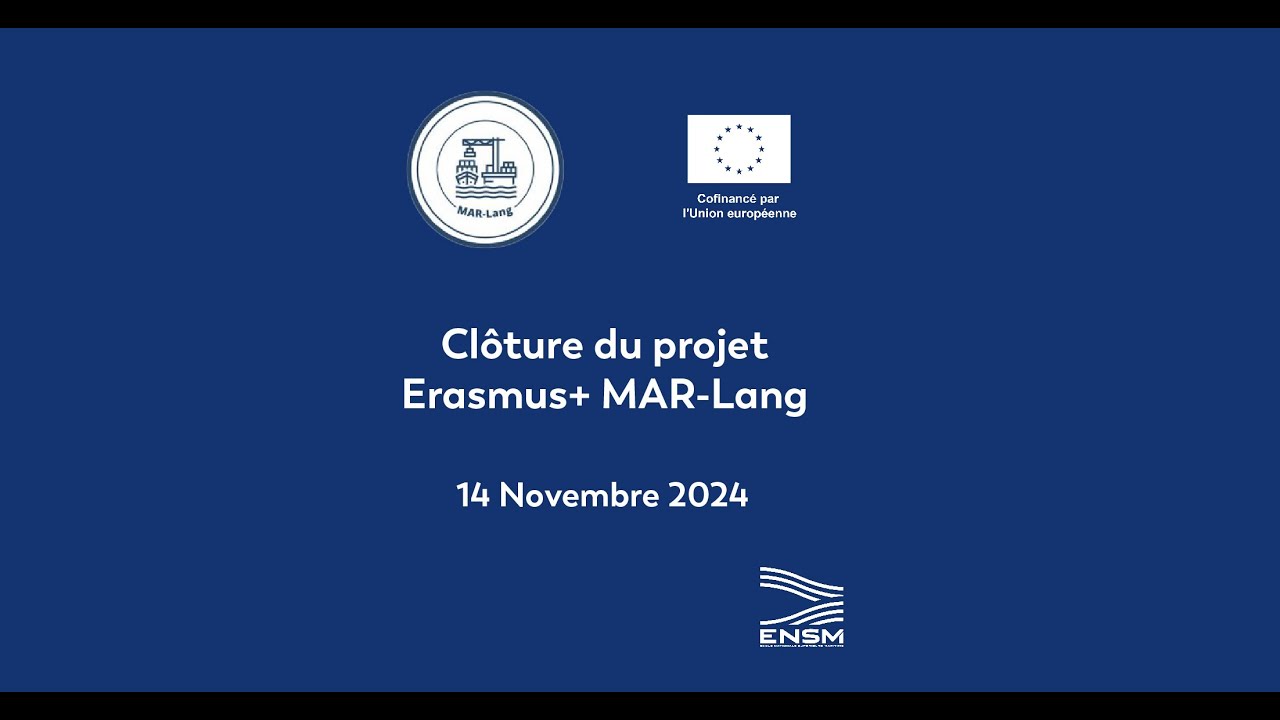 Replay - Cl&ocirc;ture du projet Eramus+ Mar-Lang