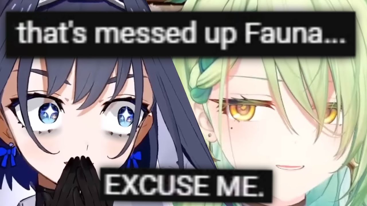 Kronii Couldn't Believe That Fauna is Able To Show Such DISRESPECT