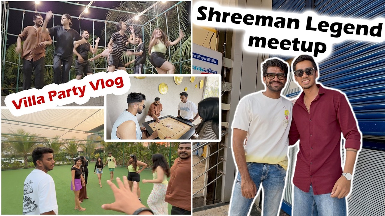 Crazy Villa Party with friends! (Met  ⁨@ShreeManLegenD ) 🤯