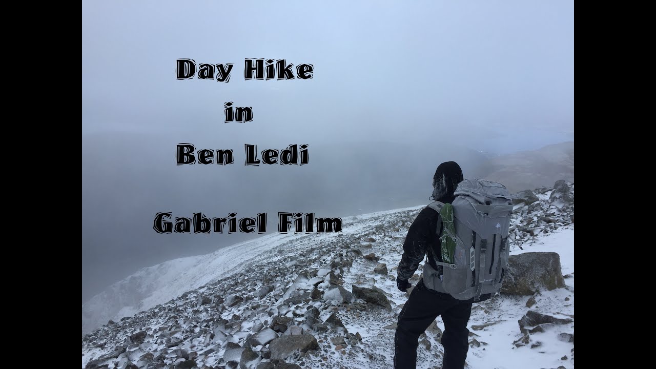 A Day Hike from the Wet Forests to the Snowy Scottish Mountain, Ben Ledi - Filmed with Nature Sounds