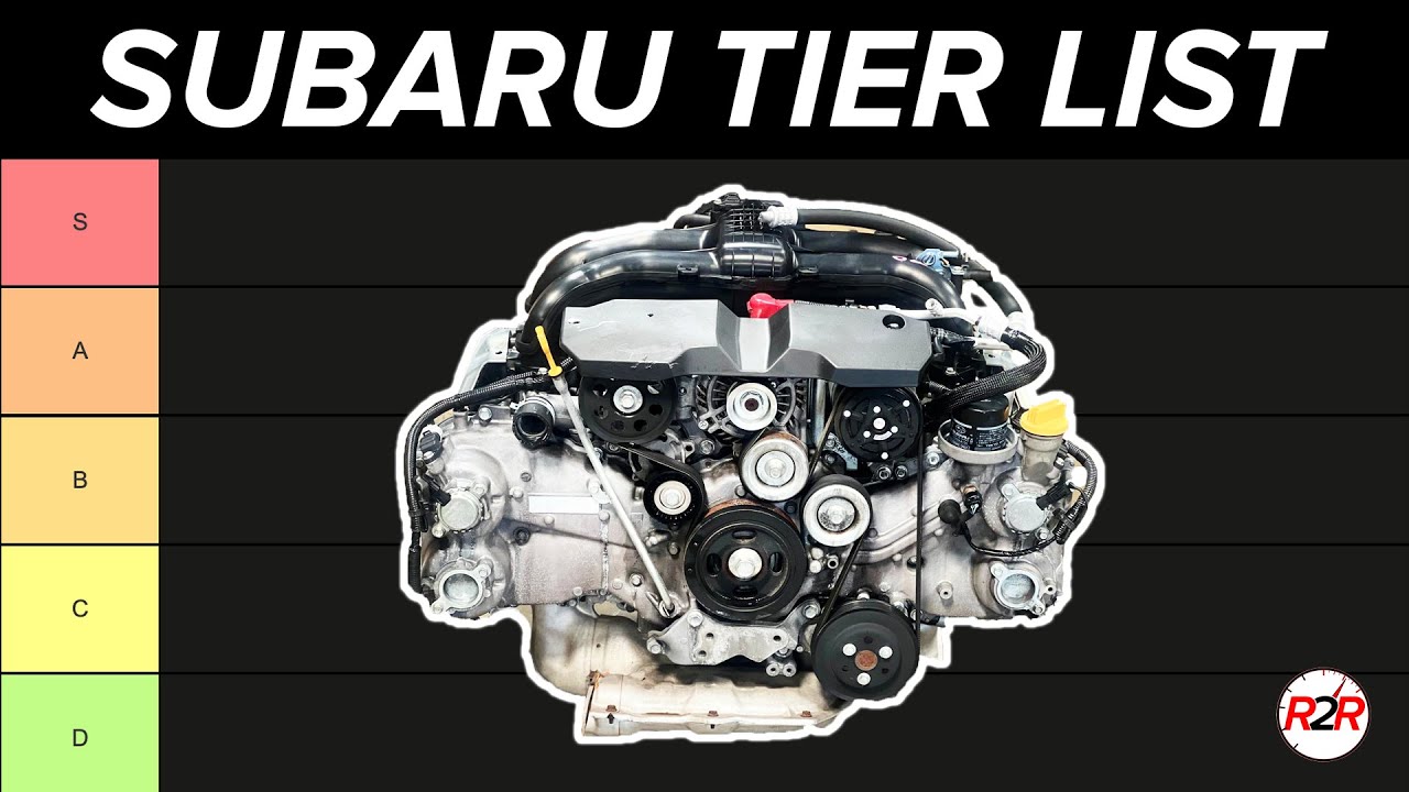 Лучший список двигателей Subaru
