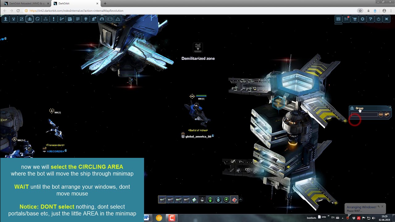 BoX8 - TUTORIAL how to run/start the pixel-bot for darkorbit, by palavia