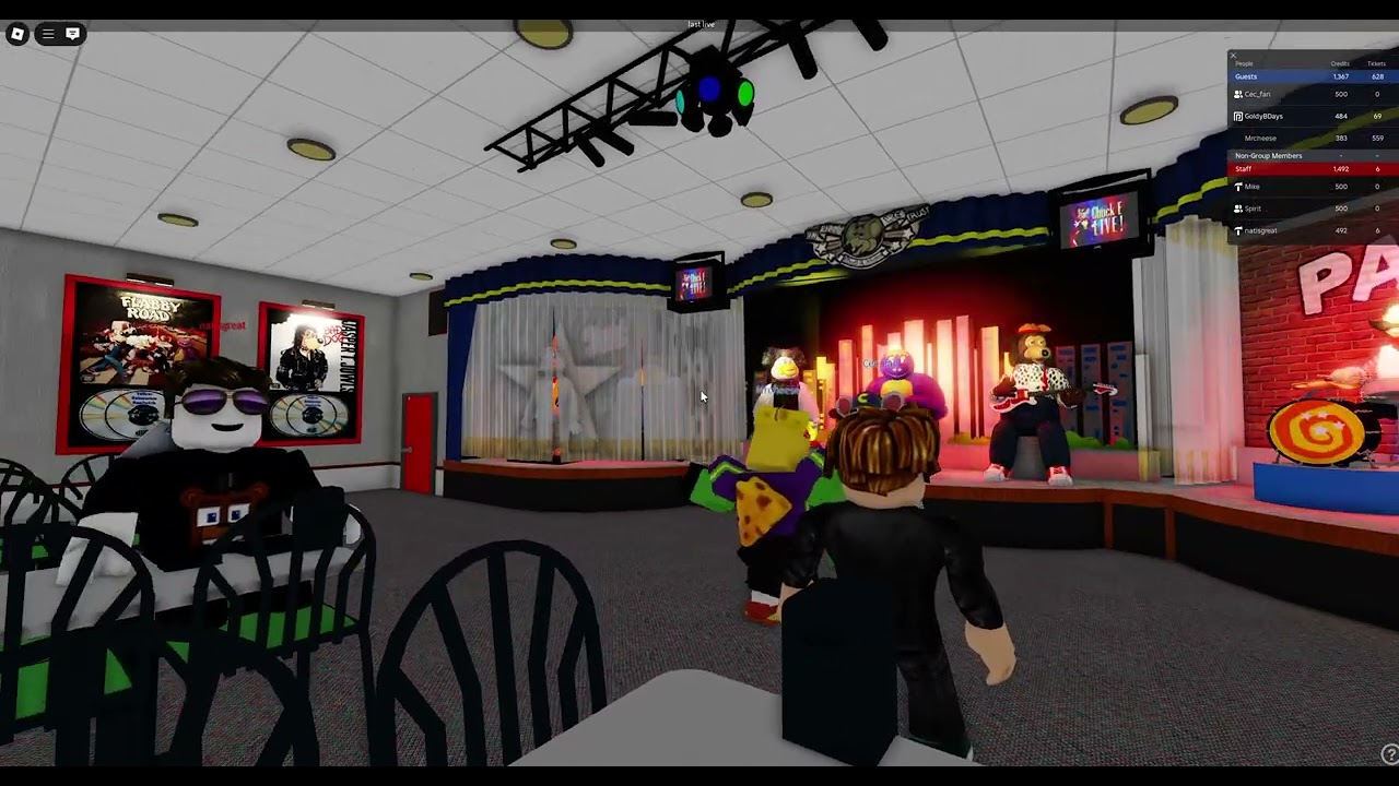 Chuck E. March LIVE! (01) - Chuck E. Cheese's West Heights, Robloxia