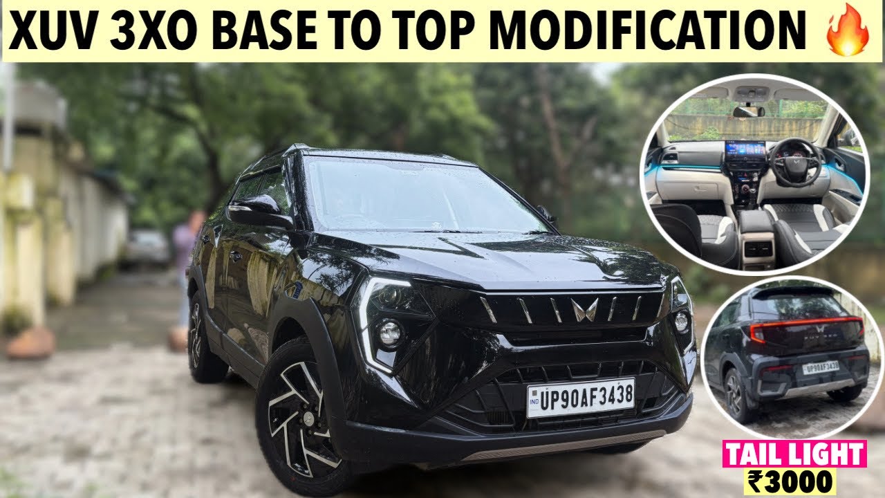 2025 Mahindra Xuv 3Xo Base To Top Modification✅Mx1 To Ax7 Modified🔥3Xo Base Model Modification✅