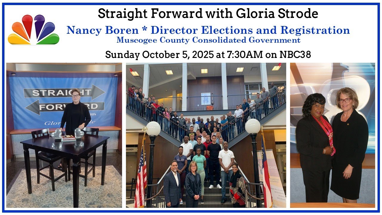 Straight Forward with Gloria Strode and Nancy Boren, Muscogee County Elections and Registration