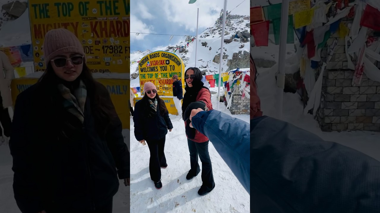 Mighty Khardungla Pass - 17982 Ft #khardunglapass