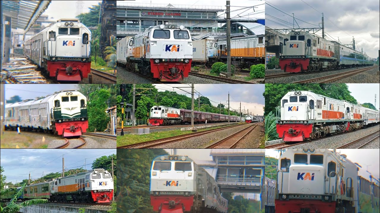 KOMPILASI MOMENT KERETA API BULAN DESEMBER 2024
