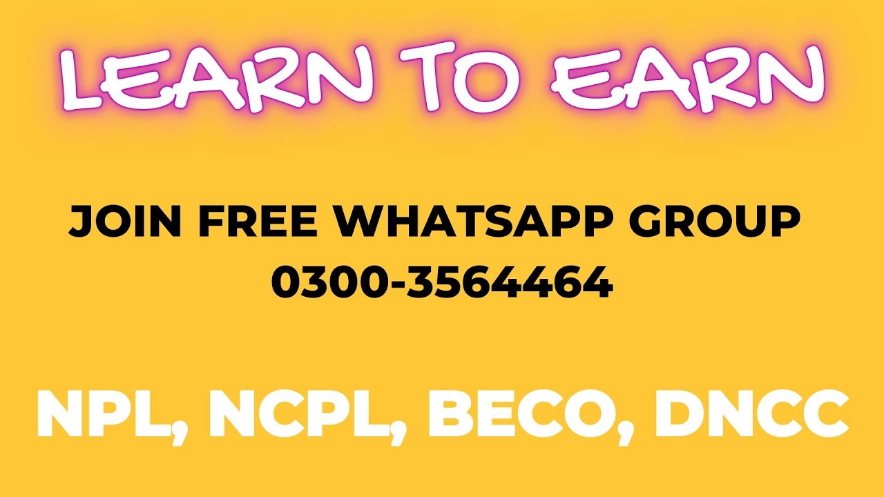 NPL & NCPL ABB KIA BANE GHA ??? | LEARN TO EARN |