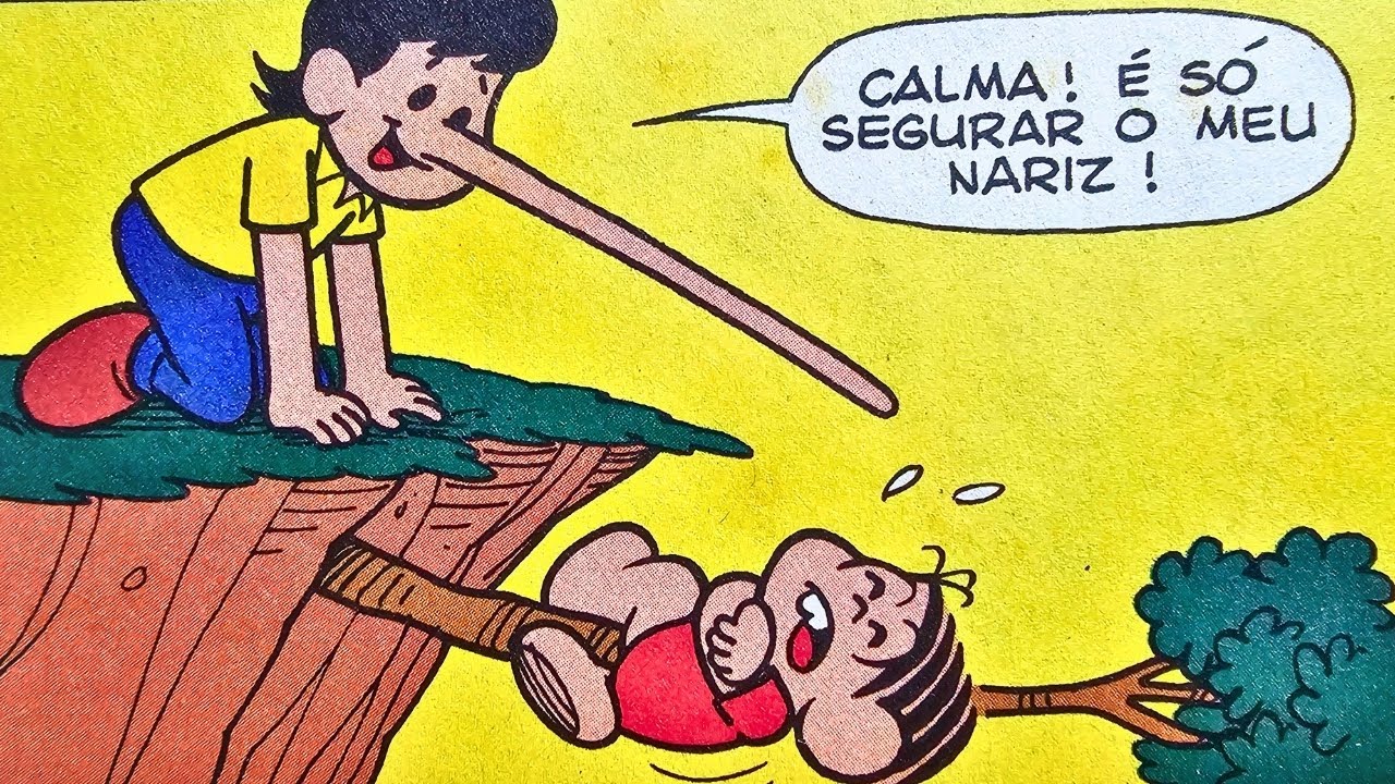 Amigo Narigudo da Mônica! Gibi da Turma da Mônica - Quadrinhos da Turma - Histórias Gibis Dublados