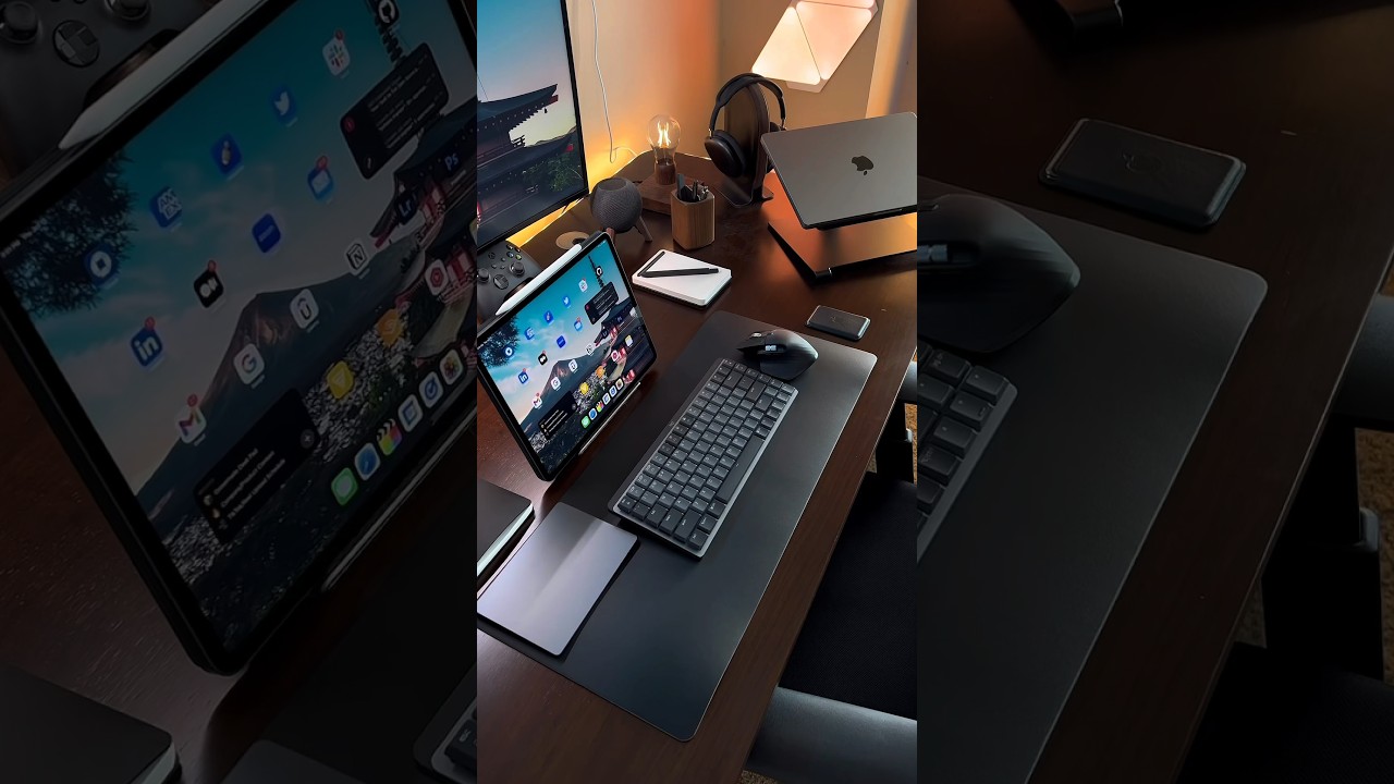 The Desk Pad From Grovemade!👌🏽#grovemade #grovemadedeskpad #grovemadecreator