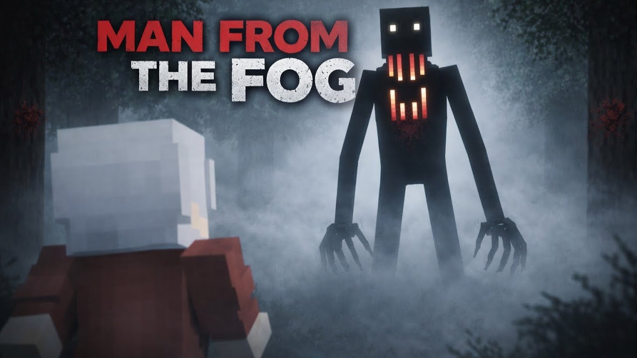💥Am băgat MAN FROM THE FOG în Minecraft și a fugit tot serverul 😱💀