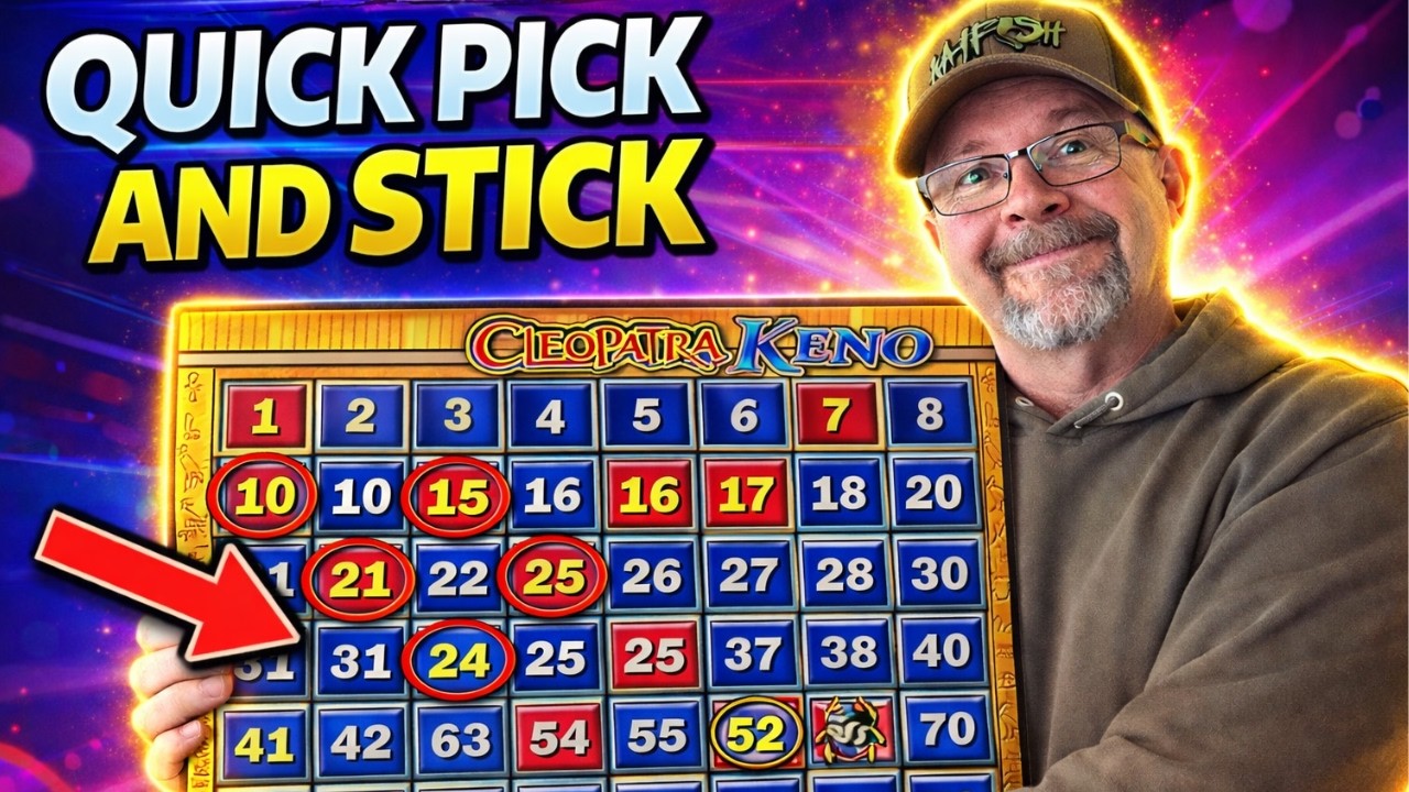 Quick Pick & Stick on Cleopatra Keno – Genius or Dumbest Idea Ever?