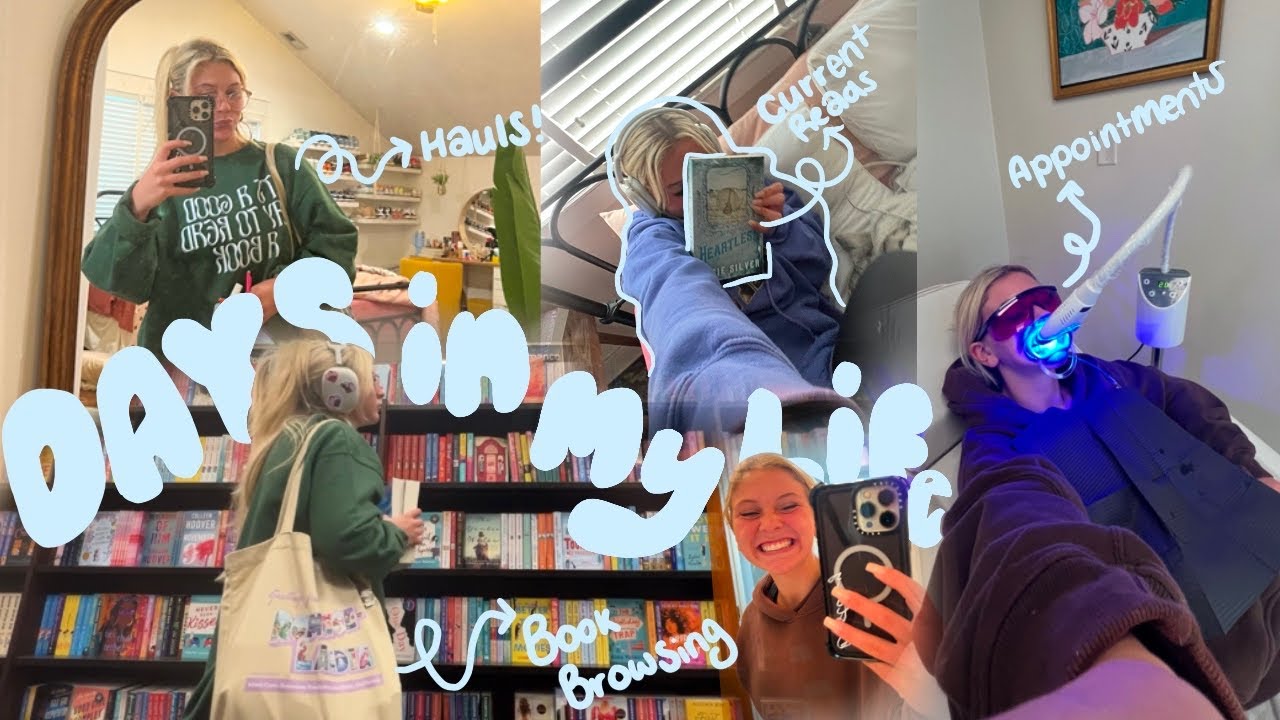 Spend. A Few Days With Me! -book browsing, daisy jones and the six, appointments, ect!-