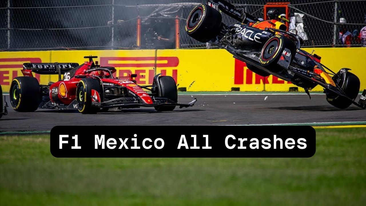 F1 Mexico All Crashes