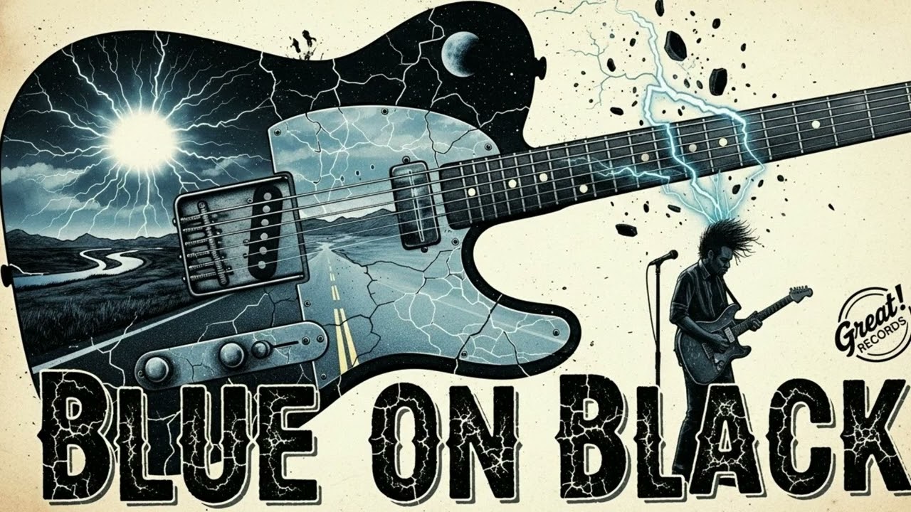 Blue on Black (Fast Roadhouse Groove - Electric Blues Jam)  ROADHOUSE BLUES (Great! Records)