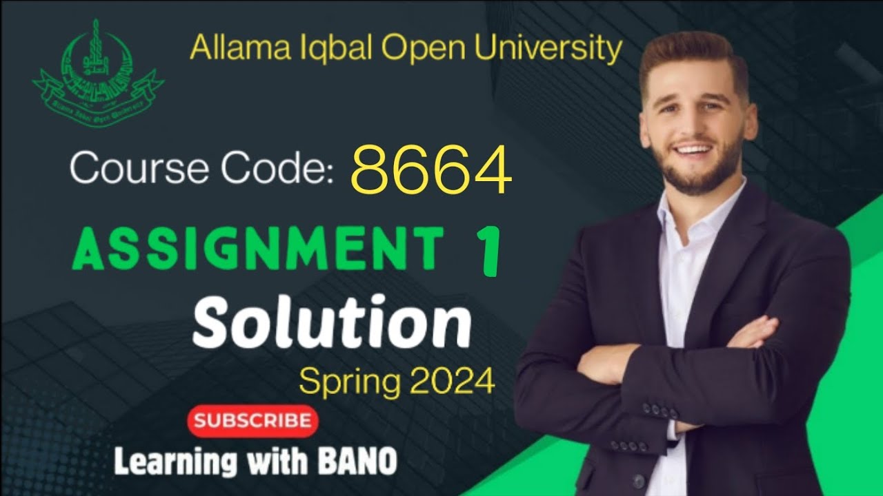 AIOU 8664 assignment 1 solution Spring 2024 | B.ed |  AIOU 8664 assignment 1 solution Spring 2024