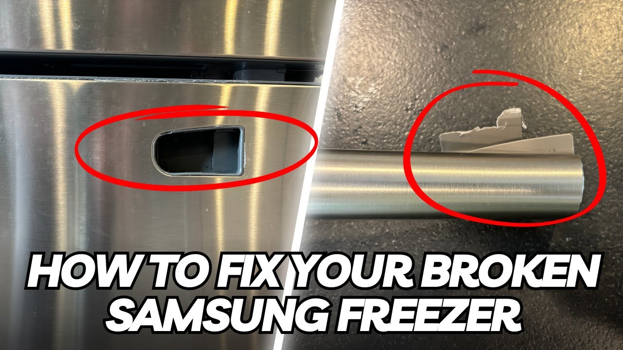 How to fix your broken Samsung Freezer door in under 15 mins for under $10