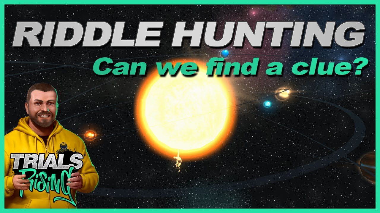Trials Rising Riddle Hunting - Looking for clues everywhere!