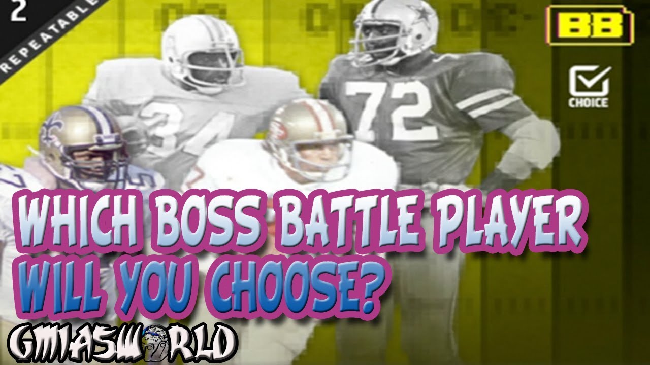 MADDEN 18 Boss Battle- WHICH BOSS BATTLE PLAYER IS WORTH THE GRIND? Madden NFL 18
