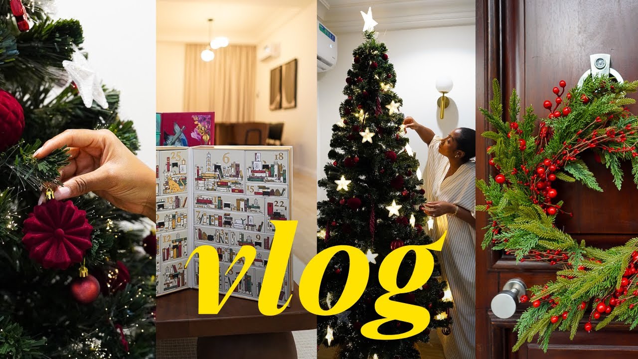 VLOG: CHRISTMAS DECORATIONS + HOME DECOR + ADVENT CALENDAR + MORE