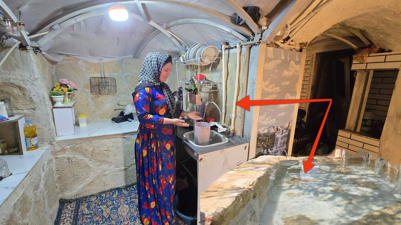 Plumbing Restoration: Nomadic Lady Brings Miraculous Water Spring to Magical Cave
