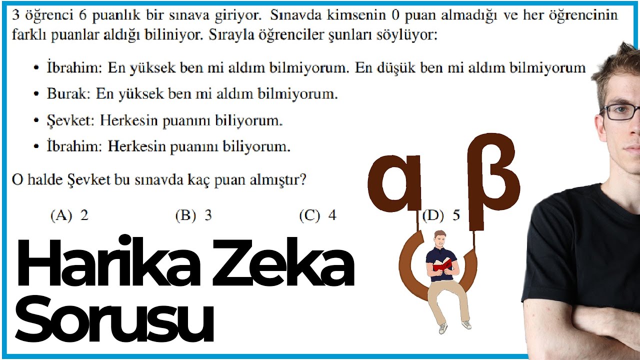 Harika Zeka Sorusu (Kendinizi deneyin! - ABC Matematik)