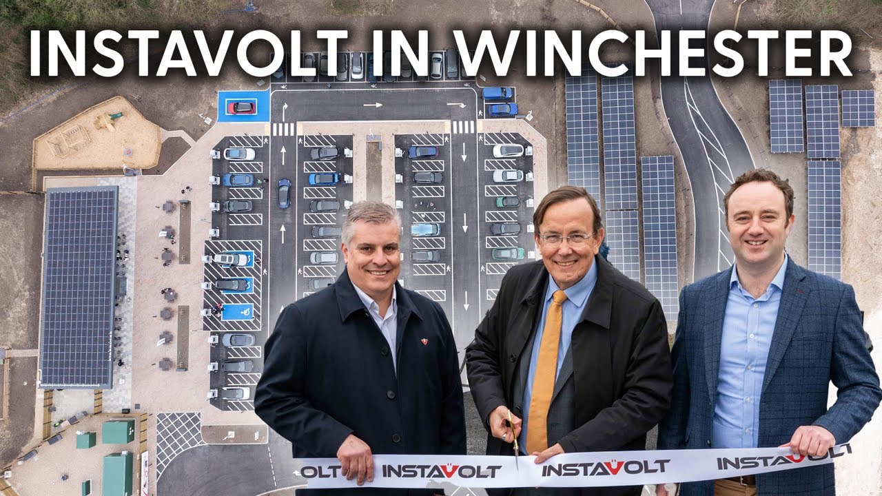 InstaVolt Opens UK's largest Ultra-rapid EV Charging Hub in Winchester