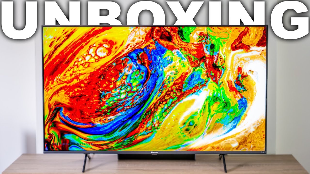 Hisense U6H Series TV Unboxing