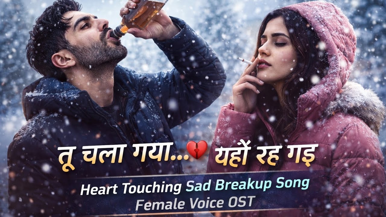 “तू चला गया… मैं यहीं रह गई 💔 | Heart Touching Sad Breakup Song | Female Voice OST”