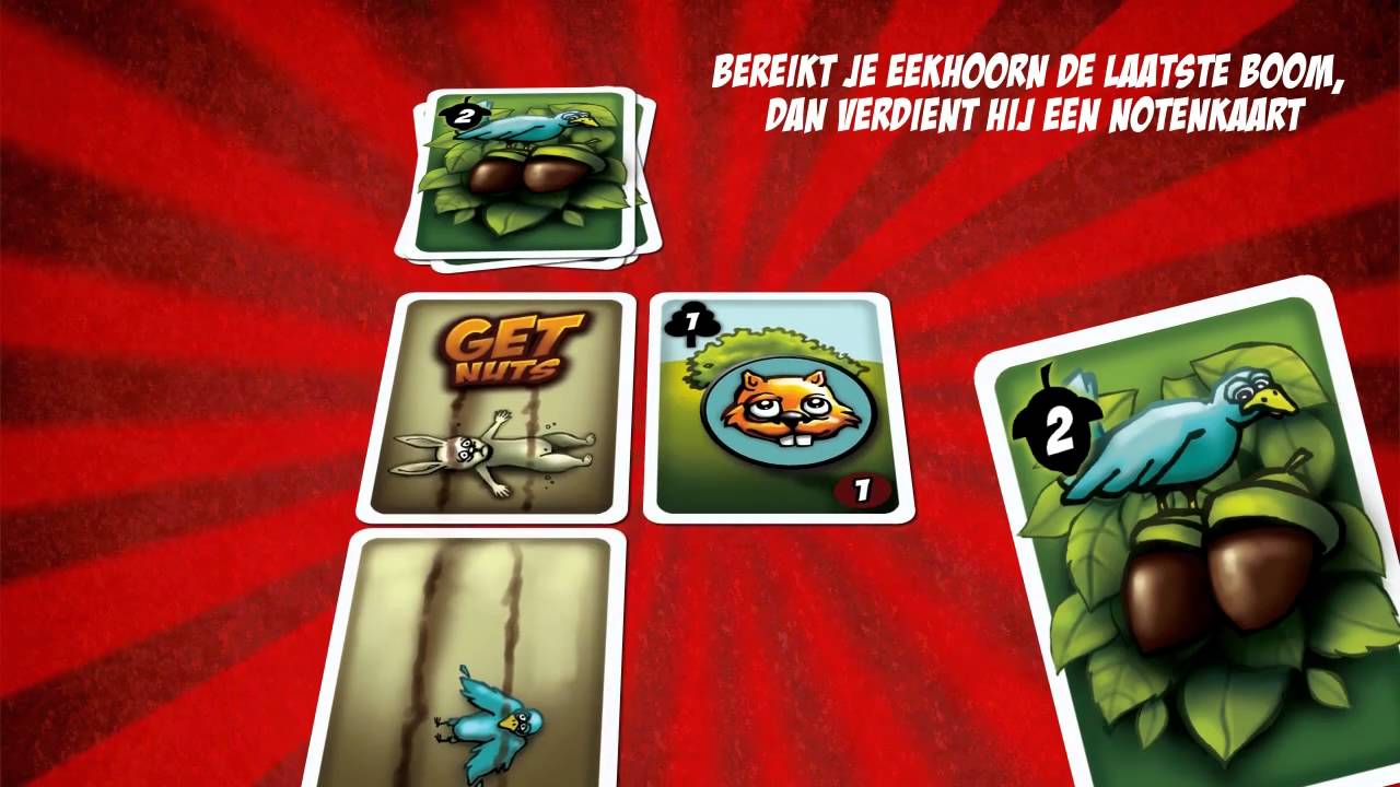 Get Nuts! Video trailer voor het kaartspel van White Goblin Games.