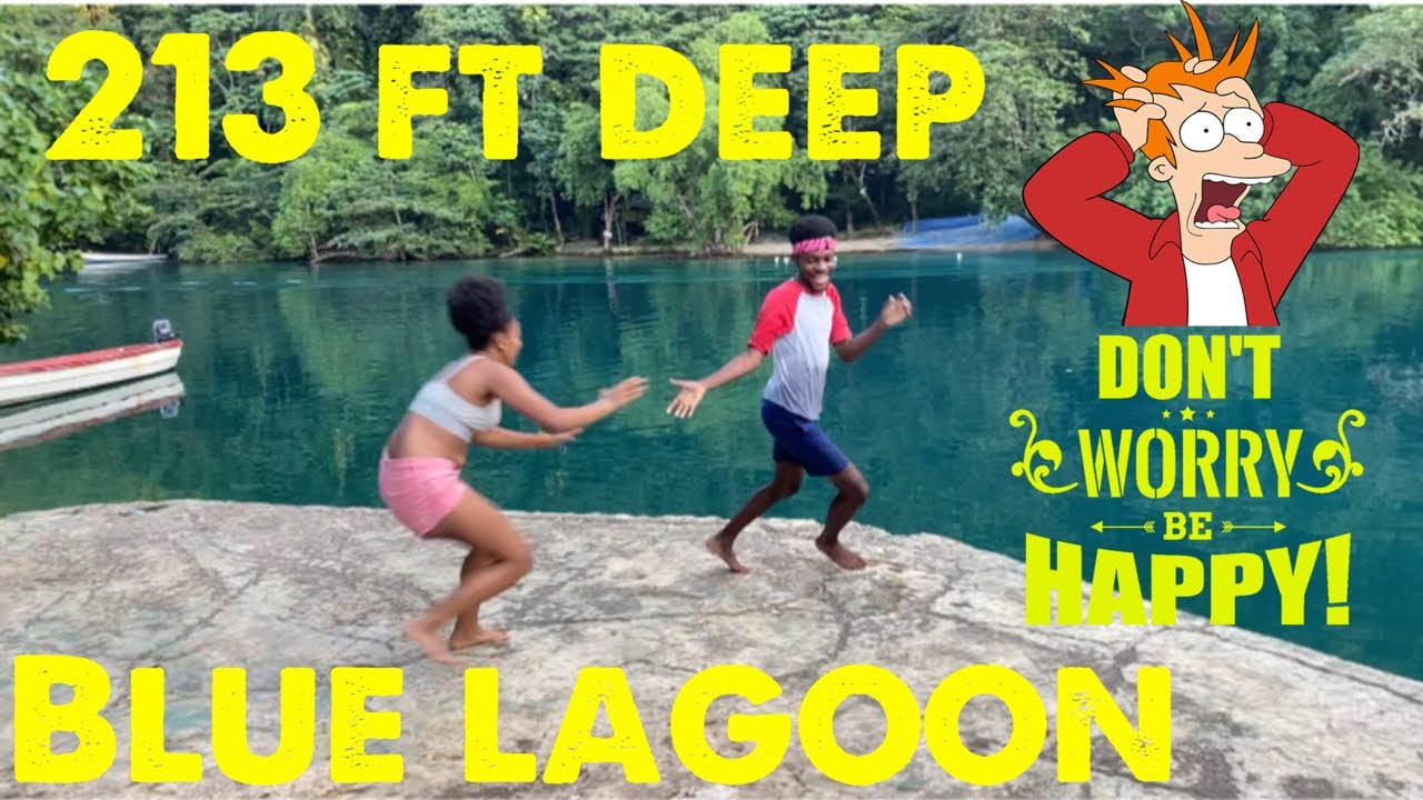 Blue lagoon Portland Jamaica. 💦Mr Caribbean and friends. 🥳