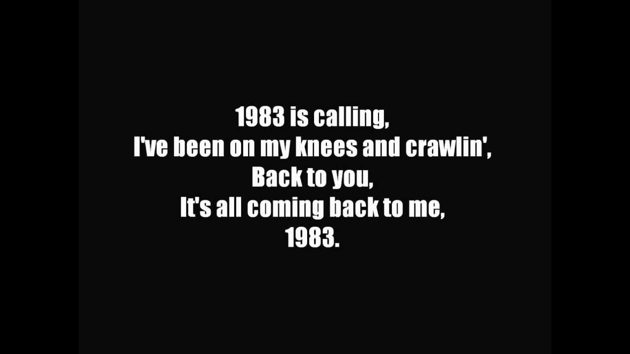 1983 by Neon Trees Lyrics