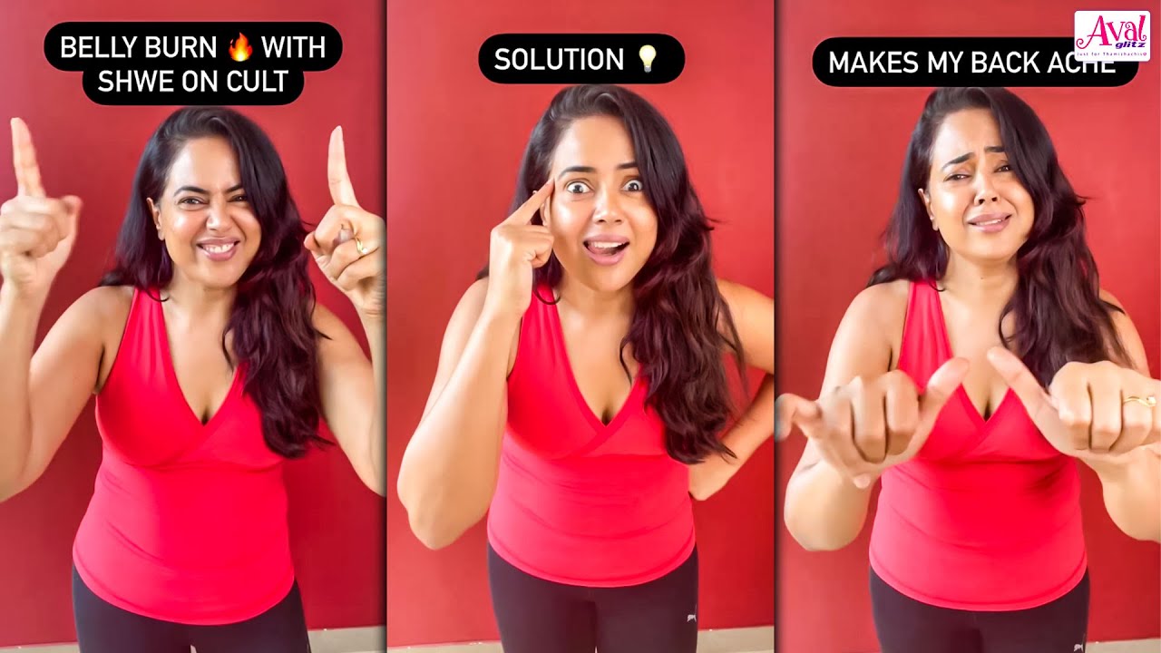 Say bye bye BELLY FAT | belly fat  exercise | Sameera Reddy tips