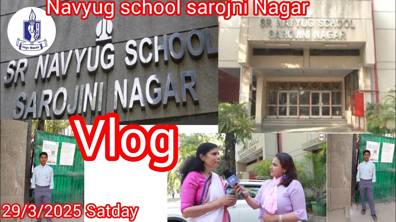 Navyug school Sarojni Nagar vlog result Day 29 3 march #school #vlog #viralvideo #sarojininagar