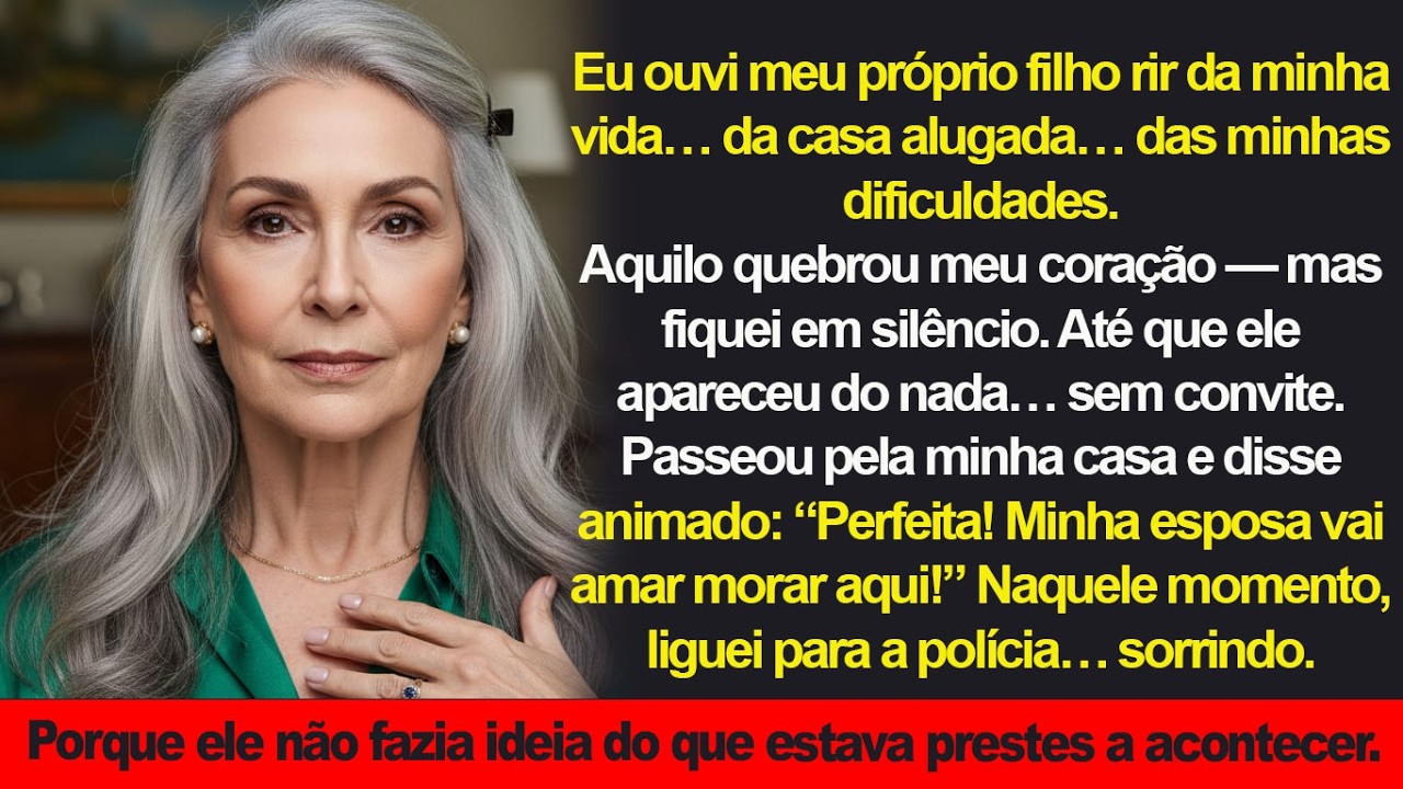 Meu filho riu quando eu não tinha nada Agora que conquistei uma casa, ele quer para a esposa!