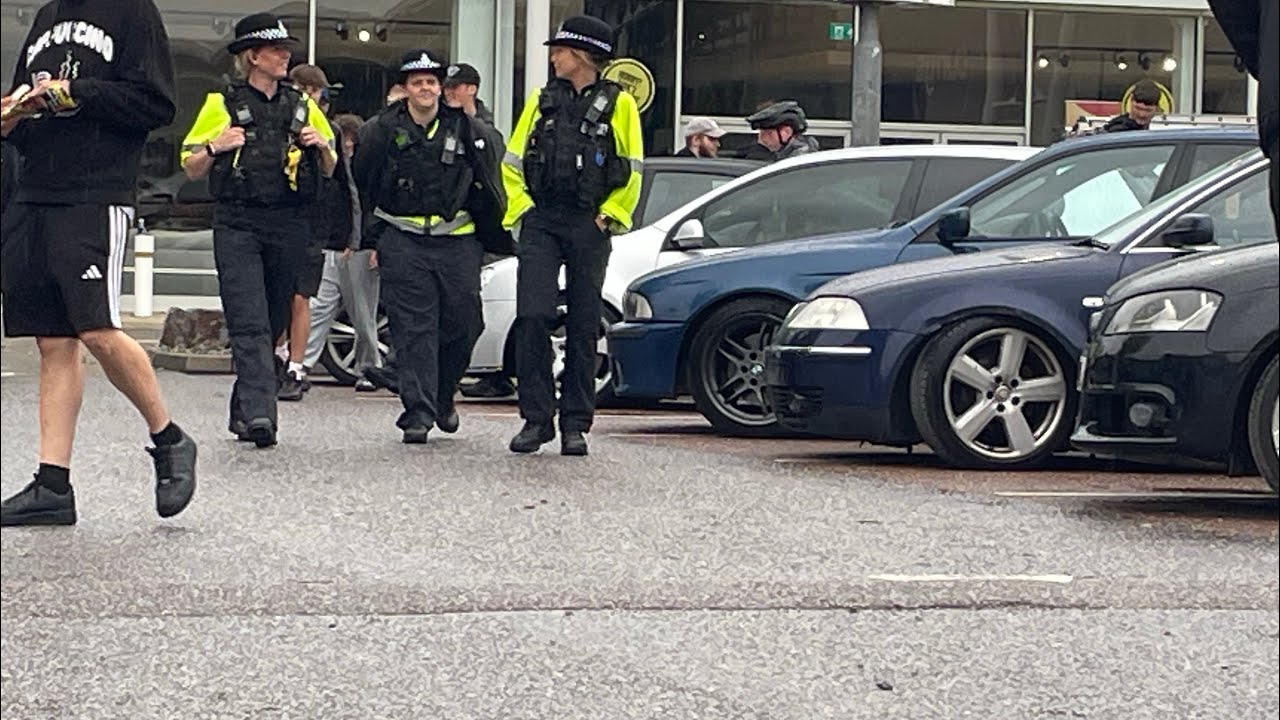 Cars at a car meet