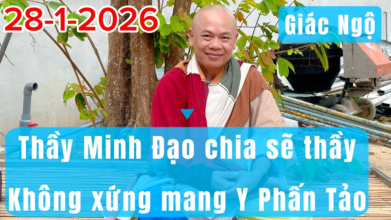 Thầy Minh Đạo chia sẽ Điều Quan Trong nhất và thầy không xứng mang Y Phấn Tảo 