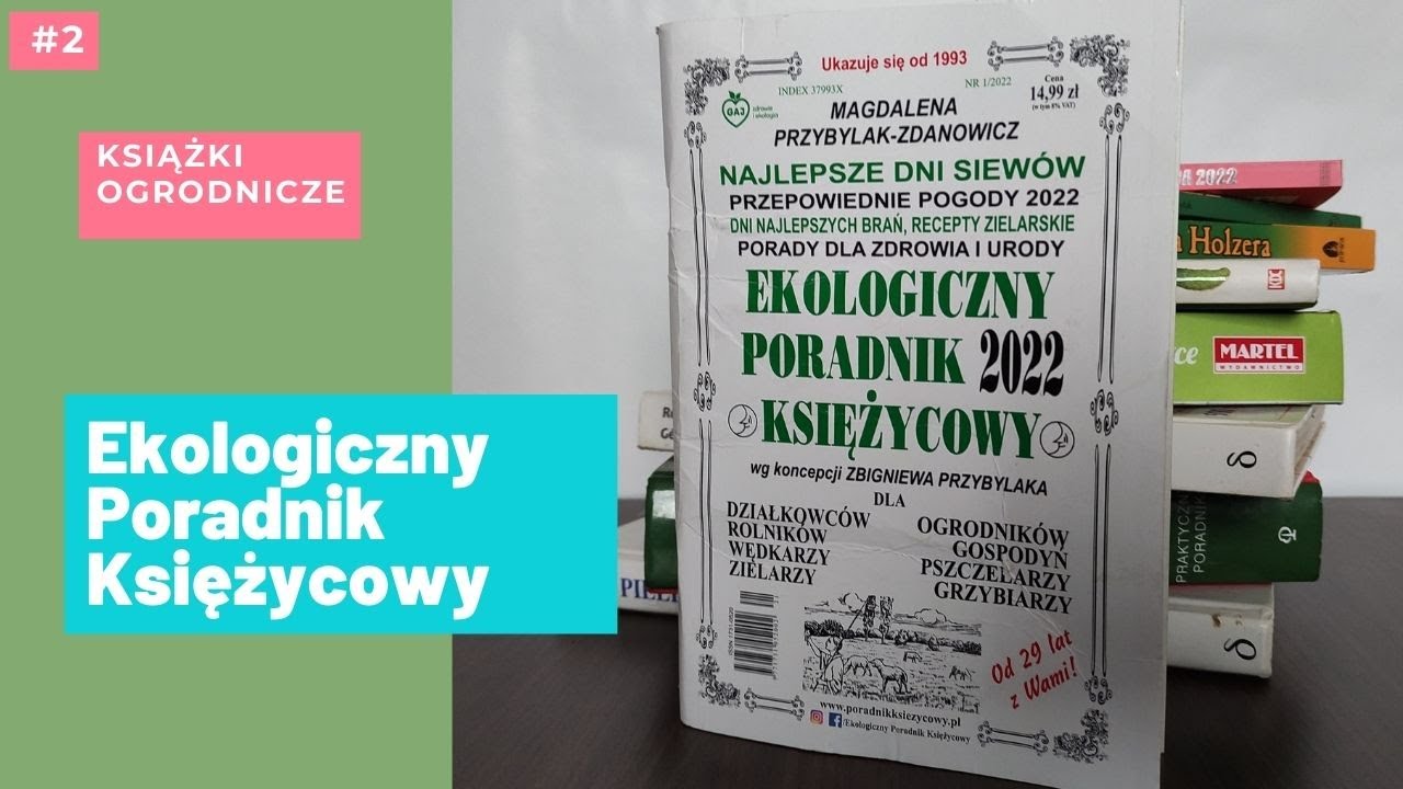 Książki ogrodnicze #2 Ekologiczny Poradnik Księżycowy