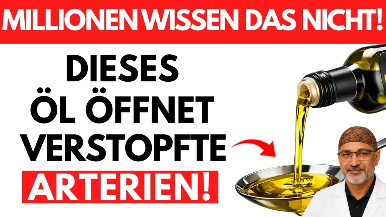 Das #1 Öl, das verstopfte Arterien öffnet – Millionen wissen es nicht!